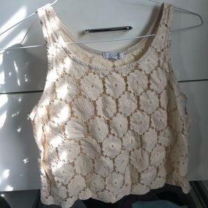 Delia’s flower crop top